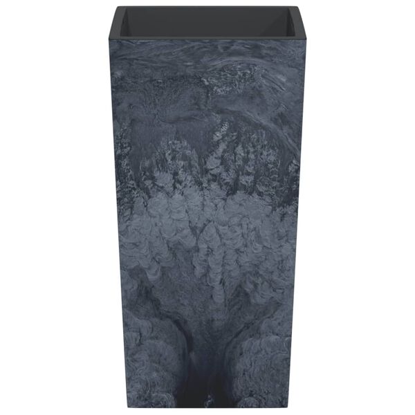 vidaXL Vaso c/ interior remov&iacute;vel 21/49 L + aspeto cimento antracite