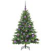 vidaXL &Aacute;rvore de Natal Artificial com 150 LEDs Verde 120 cm PE e PVC