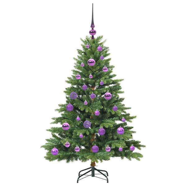 vidaXL &Aacute;rvore de Natal Artificial com 150 LEDs Verde 120 cm PE e PVC