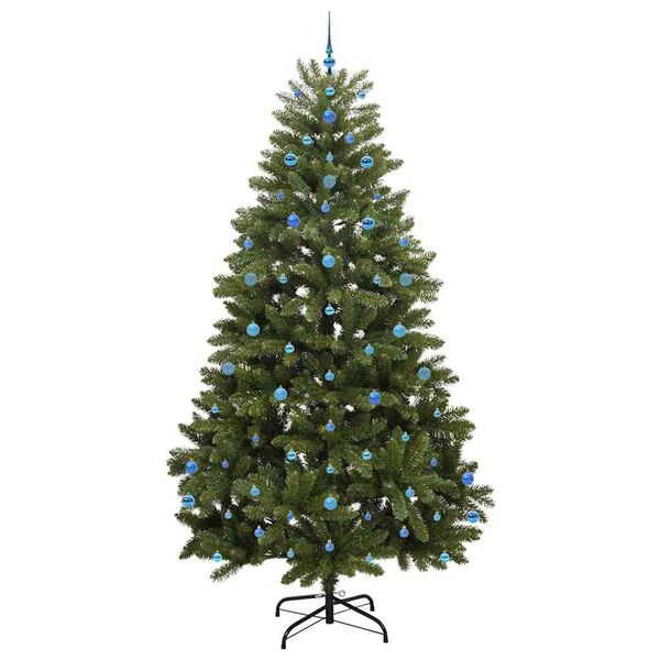 vidaXL &Aacute;rvore de Natal Artificial Verde 270 cm PVC e Metal