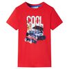 T-shirt para crian&ccedil;a vermelho 104