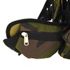 vidaXL Mochila para caminhadas 80 L tecido oxford camuflagem verde