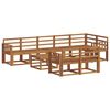 vidaXL Conjunto de Sof&aacute;s para Exterior 9 pcs Natural