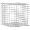 vidaXL Gabion com Arame de 5 mm e Malha de 5x5 cm 50x50x50 cm