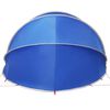 vidaXL C&uacute;pula de Piscina Manual Azul 472 x 460 x 229 cm