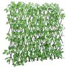 vidaXL&nbsp;Treli&ccedil;a de hera artificial extens&iacute;vel 180x60 cm verde