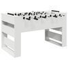 vidaXL Mesa de Pebolim Branco 146,5 x 74 x 85 cm Derivados de Madeira
