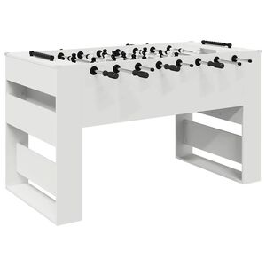 vidaXL Mesa de Pebolim Branco 146,5 x 74 x 85 cm Derivados de Madeira