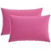 vidaXL Capa almofada 2 pcs HEERLEN Rosa 50 x 75 cm Poli&eacute;ster