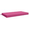 vidaXL Almofada assento SOEST 100% Poli&eacute;ster Rosa 120 x 80 x 10 cm