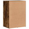 vidaXL Aparadores 2 pcs 59x39x80 cm derivados madeira carvalho fumado