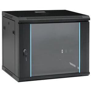 vidaXL Arm&aacute;rio bastidor de parede 9U 19" IP20 600x450x510 mm
