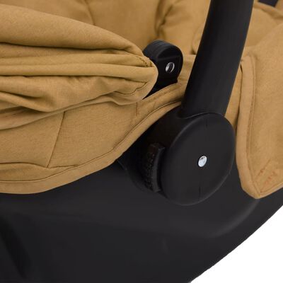 vidaXL Cadeira de automóvel para bebé 42x65x57 cm cinzento-acastanhado