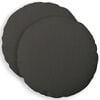 vidaXL Capa almofada 2 pcs HEERLEN Cinzento-Escuro &Oslash; 40 cm