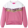 vidaXL Sweatshirt para crian&ccedil;a cor framboesa 104