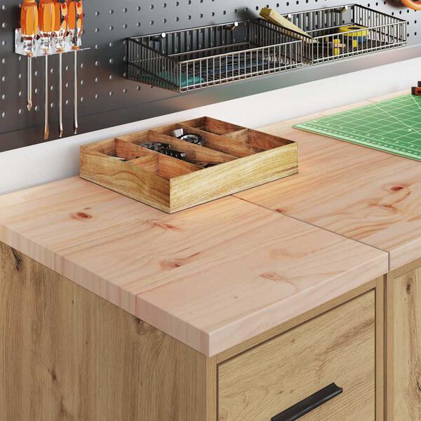 vidaXL Arm&aacute;rios de garagem 2pcs madeira processada carvalho artisiano