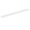 vidaXL Prateleiras de parede 2 pcs 100x9x3 cm branco