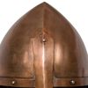 vidaXL Capacete de cavaleiro medieval r&eacute;plica LARP a&ccedil;o cobre