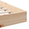 vidaXL Estrutura da Cama Castanho 120 x 190 cm
