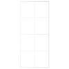 vidaXL Porta deslizante em vidro ESG e alum&iacute;nio 90x205 cm branco