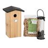 Esschert Design Conjunto completo de alimenta&ccedil;&atilde;o para chapins-reais