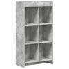 vidaXL Estante Cinza Concreto 59 x 30 x 111 cm Derivados de Madeira