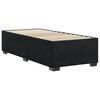 vidaXL Estrutura de cama 90x190 cm veludo preto