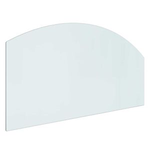 vidaXL Placa de Vidro para Lareira Transparente 100 x 50 cm Vidro