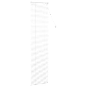 vidaXL Cortina Veneziana Manual Ajust&aacute;vel Branco 213 x 60 cm PVC