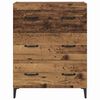 vidaXL Buffet com gaveta Madeira antiga 69,5 x 34 x 90 cm