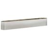 vidaXL Cama de Jardim Elevada A&ccedil;o inoxid&aacute;vel 280 x 40 x 40 cm