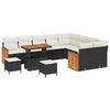 vidaXL Conjunto de Sof&aacute; de Jardim 13 unid. 9-N&uacute;mero de lugares