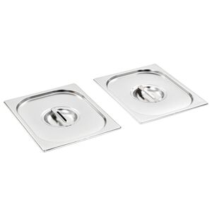 Tampas para recipientes comida GN 1/2 2 pcs a&ccedil;o inoxid&aacute;vel