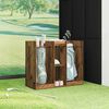 vidaXL Arm&aacute;rio de Golfe Liso Madeira antiga 102 x 45 x 85,5 cm