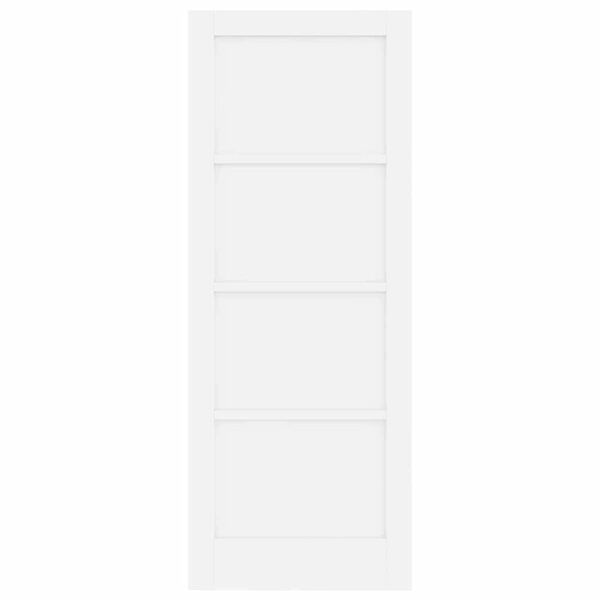 vidaXL Porta Interna ORKDAL Branco 78 x 202 cm Contraplacado