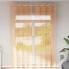 vidaXL Cortinas de voile com ilh&oacute;s 2 pcs laranja 140x300 cm