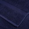 vidaXL Toalha de Convidado SOLUND Azul Marinho Algod&atilde;o