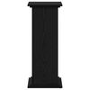 vidaXL Suporte para Plantas Carvalho Preto 33 x 33 x 80 cm