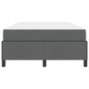 vidaXL Cama Box Cinza Escuro 120 x 200 cm tecido