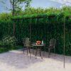 vidaXL Pérgola de jardim 6x3x2,5 m ferro castanho antigo