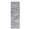 vidaXL Passadeira 100x300 cm polipropileno cinzento oriental