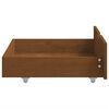 vidaXL Estrutura cama c/ 2 gavetas 90x200 cm pinho maci&ccedil;o castanho mel