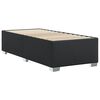 vidaXL Estrutura de cama 90x190 cm couro artificial preto