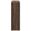 vidaXL Estante 102x32x102 cm derivados de madeira carvalho castanho