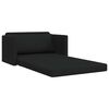vidaXL Sof&aacute;-Cama 110cm Preto tecido