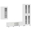 vidaXL Conjunto de m&oacute;vel de TV FLORIN 3 pcs Branco Brilhante