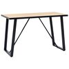 vidaXL Mesa de jantar 120x60x75 cm MDF cor carvalho