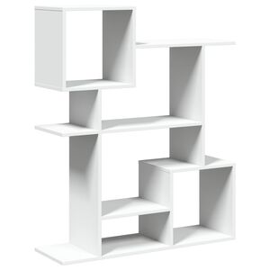 vidaXL Estante divis&oacute;ria 92x29x112 cm derivados de madeira branco