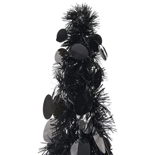vidaXL Árvore de Natal pop-up artificial 120 cm PET preto