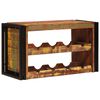 vidaXL Escorredor de Vinho 80 x 45 x 33 cm Madeira Recuperada Maci&ccedil;a